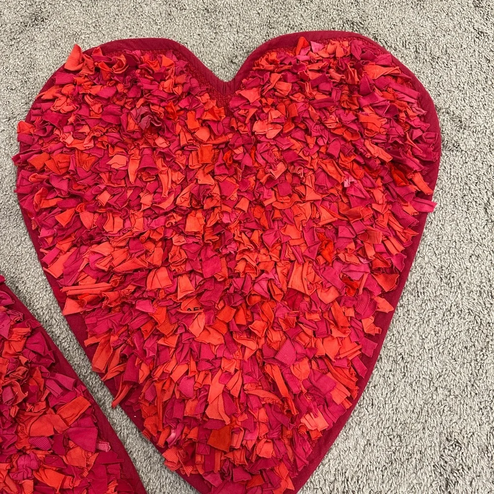 IKEA Red Heart-Shaped Door Mats